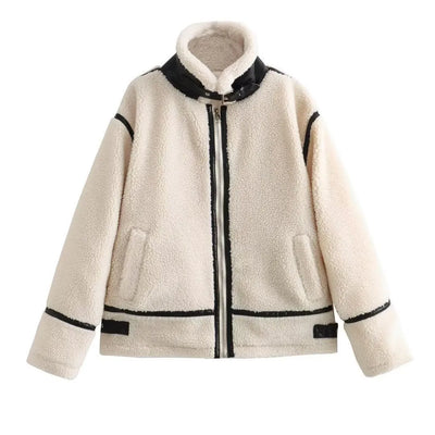 Women's Clothing 2024 Autumn and Winter New Fashion Casual Leather and Fur Lamb Wool Ladies Jacket Coat Winter Clothes Women