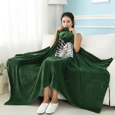 Attack on Titan Blanket Cloak Shingeki No Kyojin Survey Corps Cloak Cape Flannel Cosplay Costume Hoodie