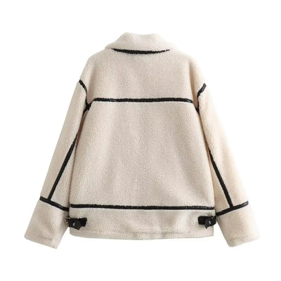 Women's Clothing 2024 Autumn and Winter New Fashion Casual Leather and Fur Lamb Wool Ladies Jacket Coat Winter Clothes Women