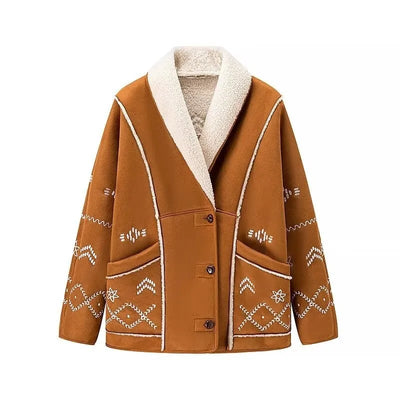 Women's Clothing 2024 Autumn and Winter New Fashion Casual Leather and Fur Lamb Wool Ladies Jacket Coat Winter Clothes Women