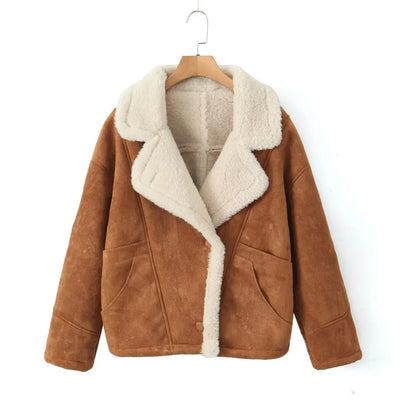 Women's Clothing 2024 Autumn and Winter New Fashion Casual Leather and Fur Lamb Wool Ladies Jacket Coat Winter Clothes Women