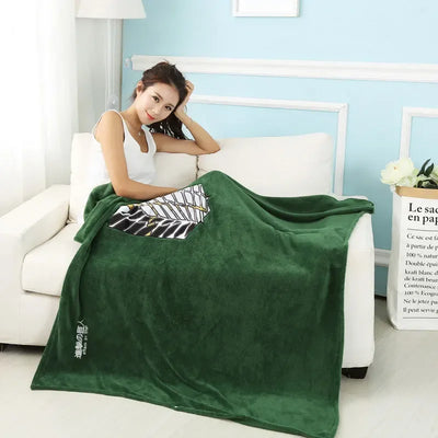 Attack on Titan Blanket Cloak Shingeki No Kyojin Survey Corps Cloak Cape Flannel Cosplay Costume Hoodie