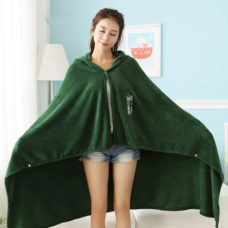 Attack on Titan Blanket Cloak Shingeki No Kyojin Survey Corps Cloak Cape Flannel Cosplay Costume Hoodie