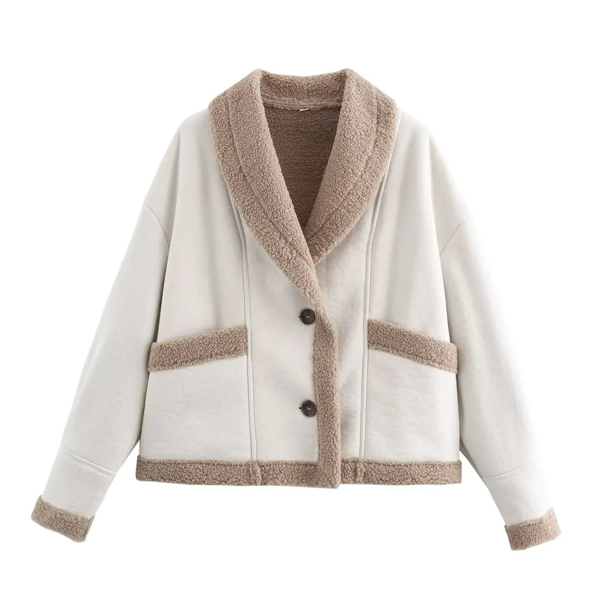 Women's Clothing 2024 Autumn and Winter New Fashion Casual Leather and Fur Lamb Wool Ladies Jacket Coat Winter Clothes Women