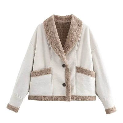 Women's Clothing 2024 Autumn and Winter New Fashion Casual Leather and Fur Lamb Wool Ladies Jacket Coat Winter Clothes Women