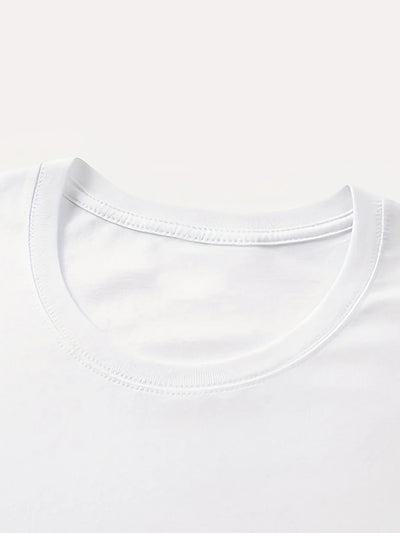 Women's Graphic Tees - "Performance" Printed Casual Crew Neck Short Sleeve Tee Fashionable Casual Wear for All Seasons Playful P