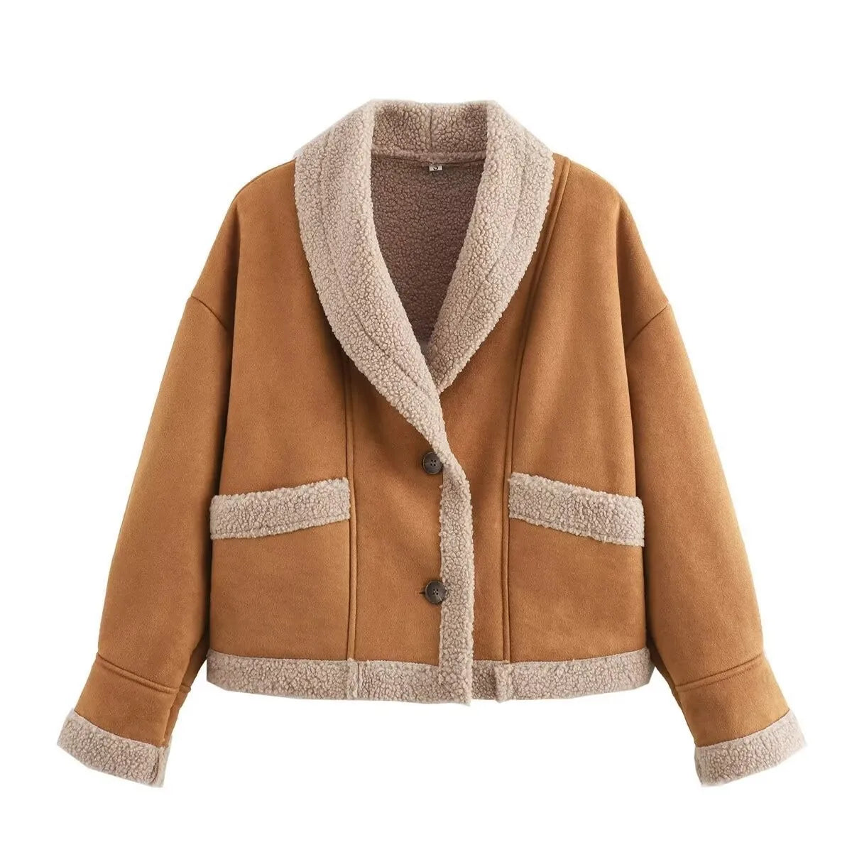 Women's Clothing 2024 Autumn and Winter New Fashion Casual Leather and Fur Lamb Wool Ladies Jacket Coat Winter Clothes Women