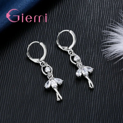 Beautful Elegant Women Jewelry Sets Pure 925 Sterling Silver Pendant.