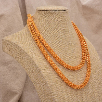Jewelry Set For Women  Gold Plated With Necklace Pendant Nigerian Wedding Jewelry