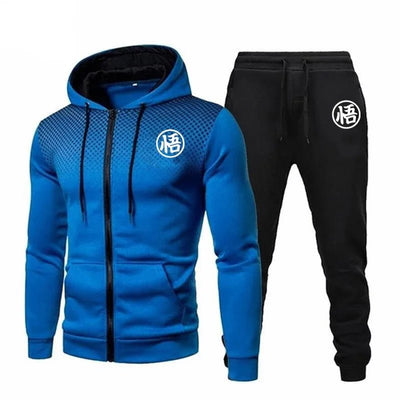 Jogging Sweatshirts for Men Hot Sales Men's Clothing Fashion Zip Up Hoodies Coat Long Sleeve Set Outdoors Casual Sweatpants 2024