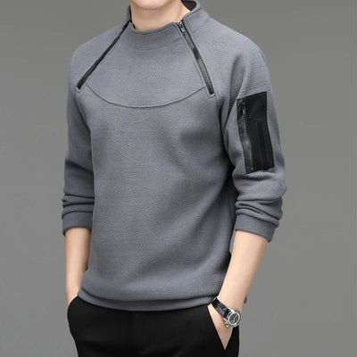 Men's Sweatshirs Spring Fall Long-sleeved T-shirt Top Loose Trend Round Neck Bottoming Shirt Lightweight Casual Sports