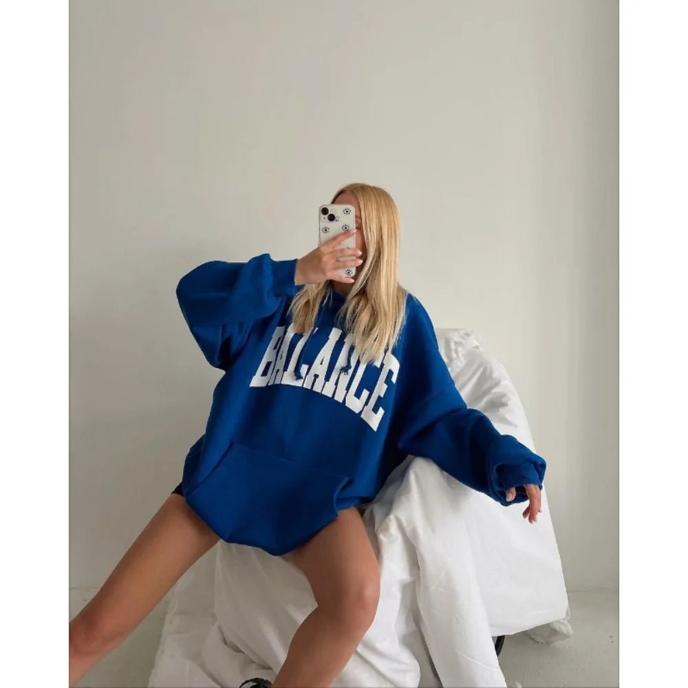 Sweatshirts for Women 2025 Fashion Print Thickened Pullover Ladies Top Long Sleeve Hooded Hoodies for Women y2k korean fashion