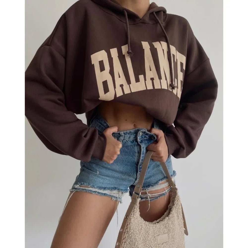 Sweatshirts for Women 2025 Fashion Print Thickened Pullover Ladies Top Long Sleeve Hooded Hoodies for Women y2k korean fashion