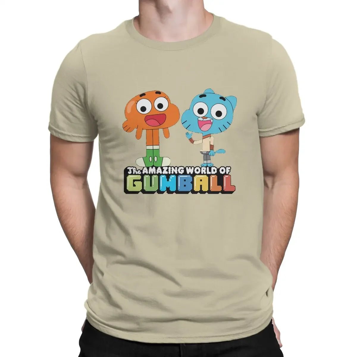 Sweatshirts New Trend T-The Amazing World of Gumball Men's TShirt Fan Individuality T Shirt new in tops & tees shirt homm 2024