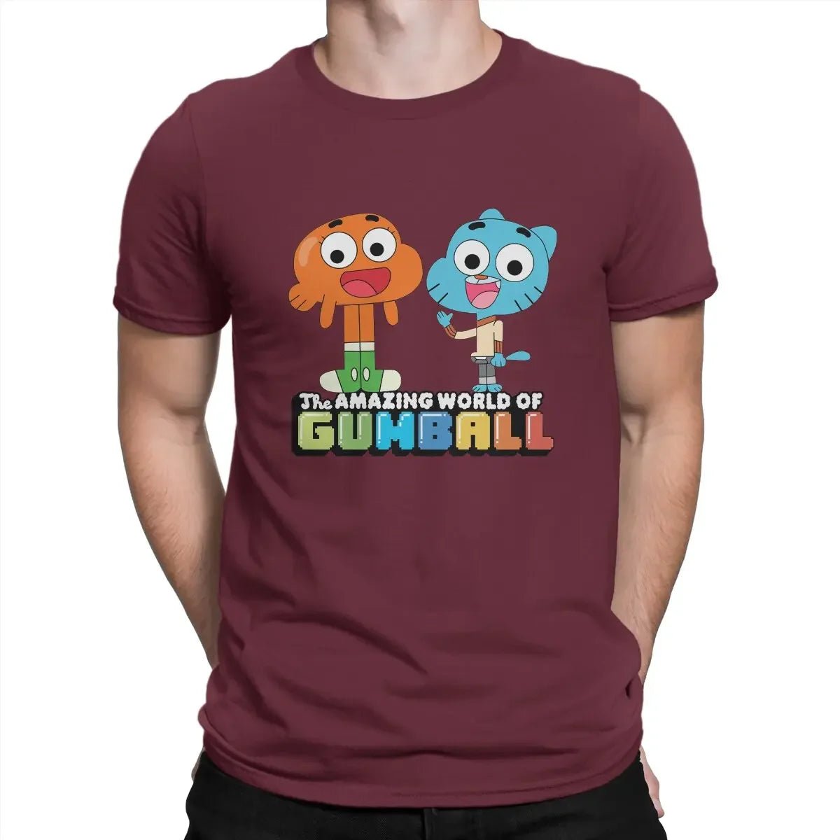Sweatshirts New Trend T-The Amazing World of Gumball Men's TShirt Fan Individuality T Shirt new in tops & tees shirt homm 2024