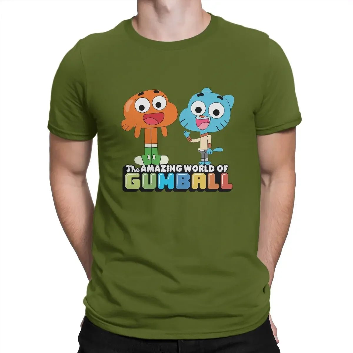Sweatshirts New Trend T-The Amazing World of Gumball Men's TShirt Fan Individuality T Shirt new in tops & tees shirt homm 2024