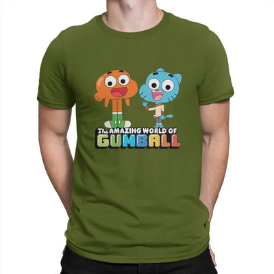 Sweatshirts New Trend T-The Amazing World of Gumball Men's TShirt Fan Individuality T Shirt new in tops & tees shirt homm 2024