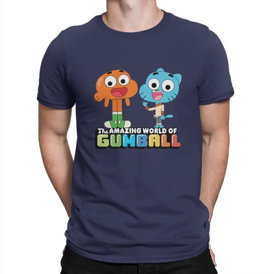 Sweatshirts New Trend T-The Amazing World of Gumball Men's TShirt Fan Individuality T Shirt new in tops & tees shirt homm 2024