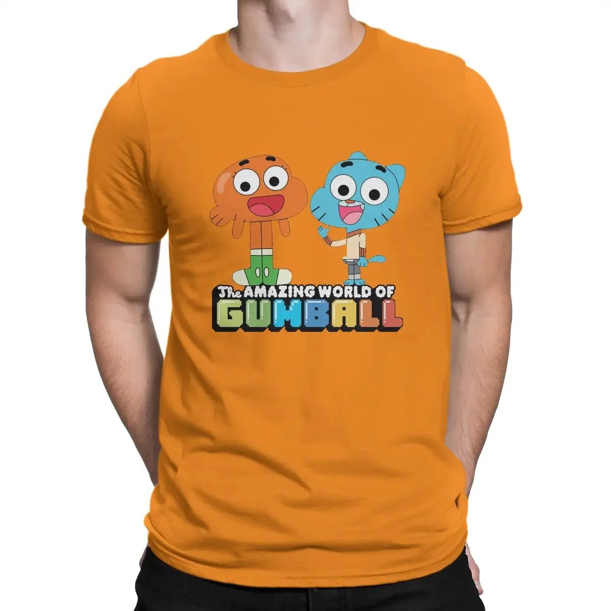 Sweatshirts New Trend T-The Amazing World of Gumball Men's TShirt Fan Individuality T Shirt new in tops & tees shirt homm 2024