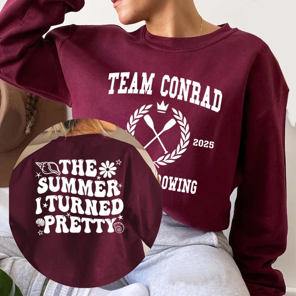 The Summer I Turned Pretty Sweatshirt TSITP Team Conrad Sweater Unisex Long Sleeve Crewneck Sweatshirts TSITP Fans Gift Pullover