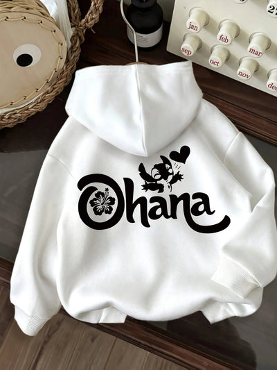 Women's Cartoon Graphic Print Hooded Sweatshirt Fashion Casual HipHop Sweatshirt Harajuku Unisex All-Season Winter Fall Clothing