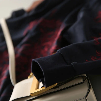 Women's Sweatshirt Graphic Hoodies Woman Clothing Embroidered Hooded Pullovers Top Essential Y2k Japanese Streetwear Goth Kpop M